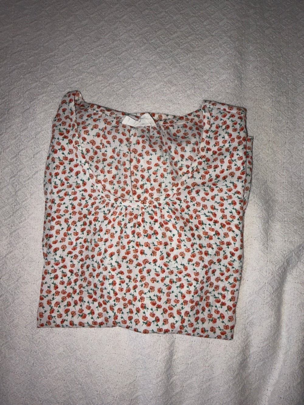 Sienna Sky Red and White Floral Blouse